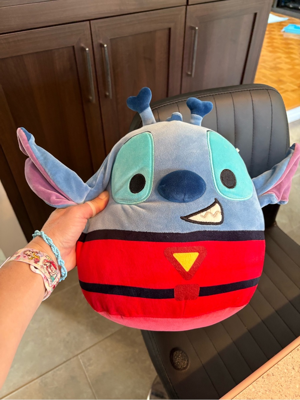 Squishmallows Disney stitch Red & Black Collectible Plush Pillow